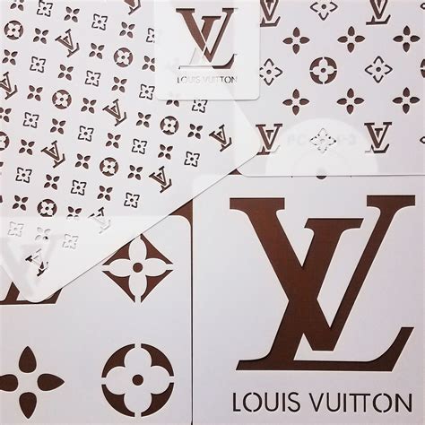 louis vuitton logo stencil|louis vuitton stencil sheets.